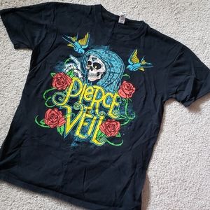 Pierce the Veil M band tee medium warped tour